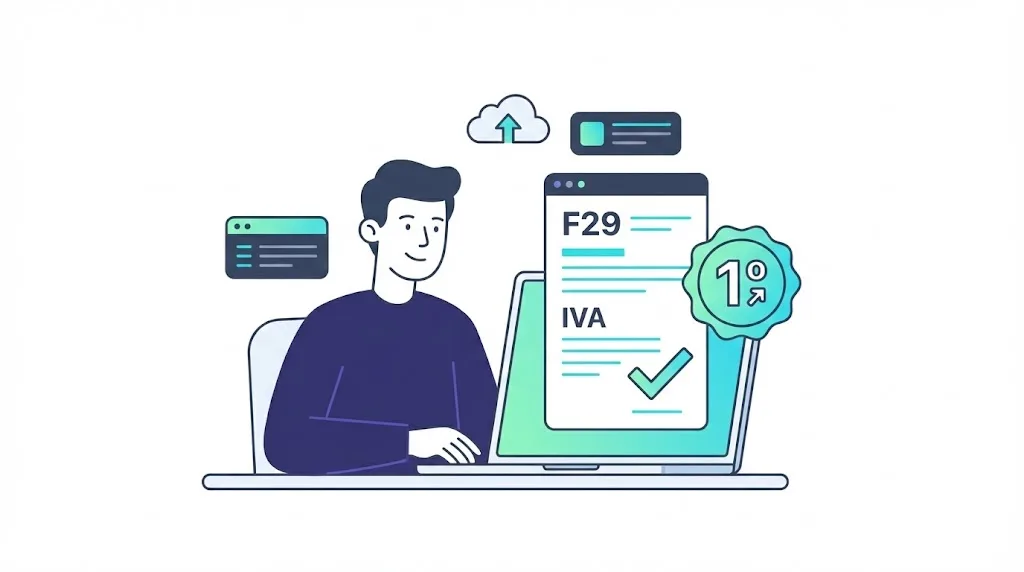 Guía para hacer tu primera declaración de IVA F29 como emprendedor nuevo en Chile